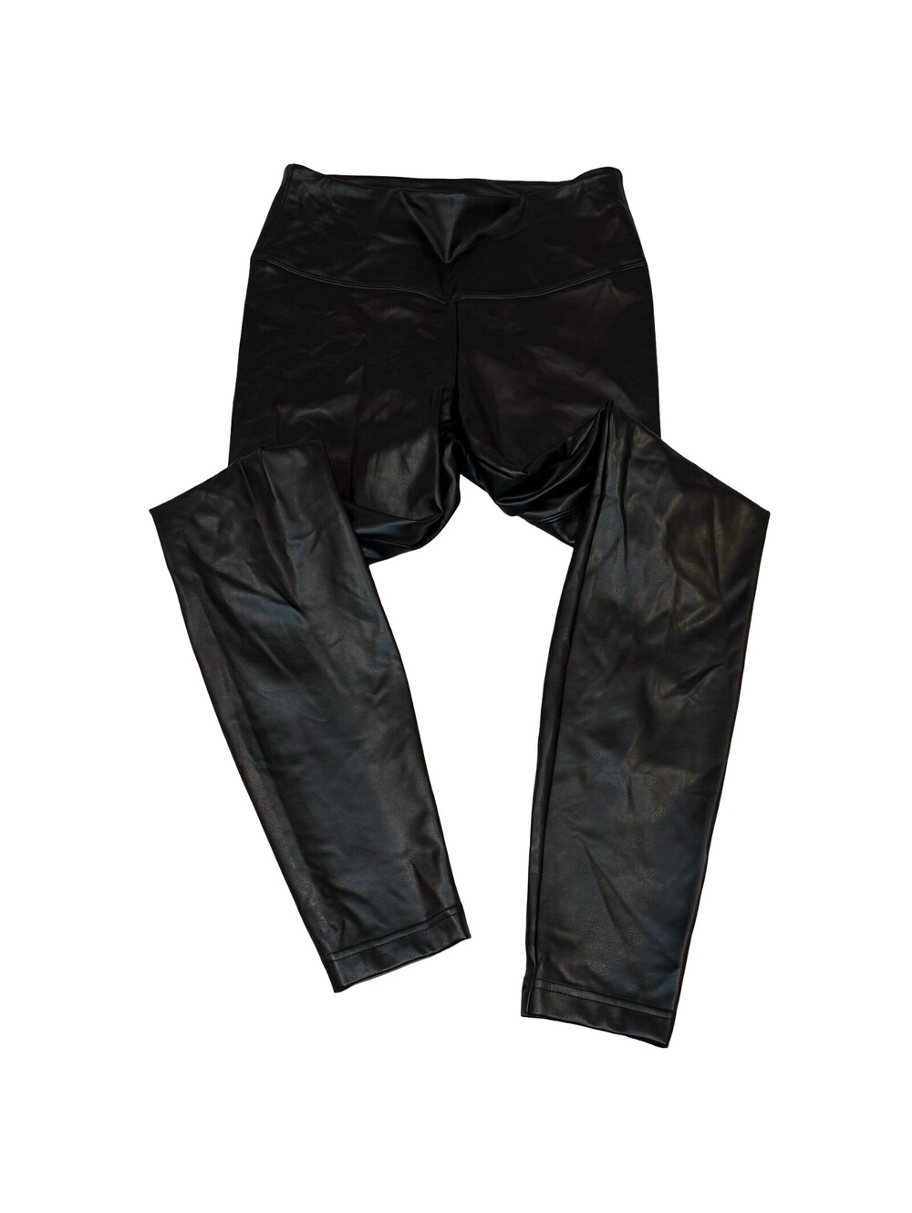 White House Black Market Faux Leather Runway Leggings - Size 4
